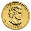 1/4 ozt gold maple leaf random year