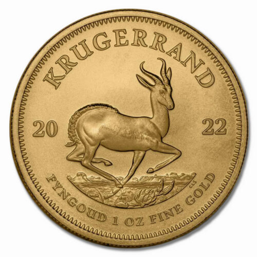1 ozt gold krugerrand 2022