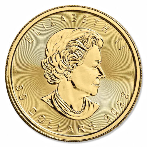 1 ozt gold maple leaf 2022