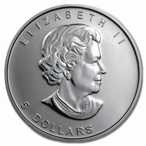 1 ozt silver canadian maple leaf random year