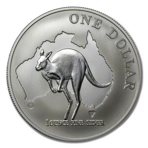 1 ozt silver kangaroo random year