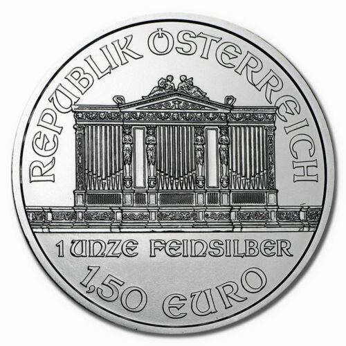1 ozt silver philharmonic random year