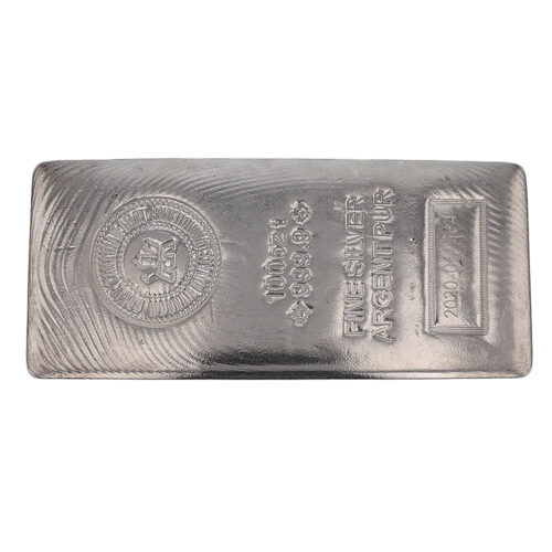 100 ozt rcm royal canadian mint bars
