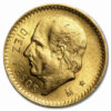 mexican gold 10 pesos au bu