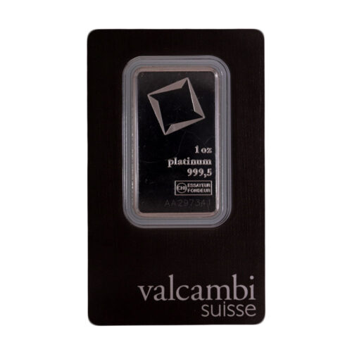 1 ozt carded platinum bar